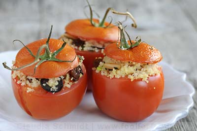 Rezept mit Bild für gefüllte Tomaten mit Couscous